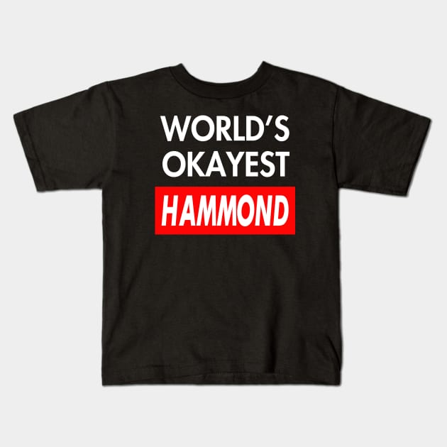 Hammond Kids T-Shirt by Ban Guns Not Books- Typography fullcolor